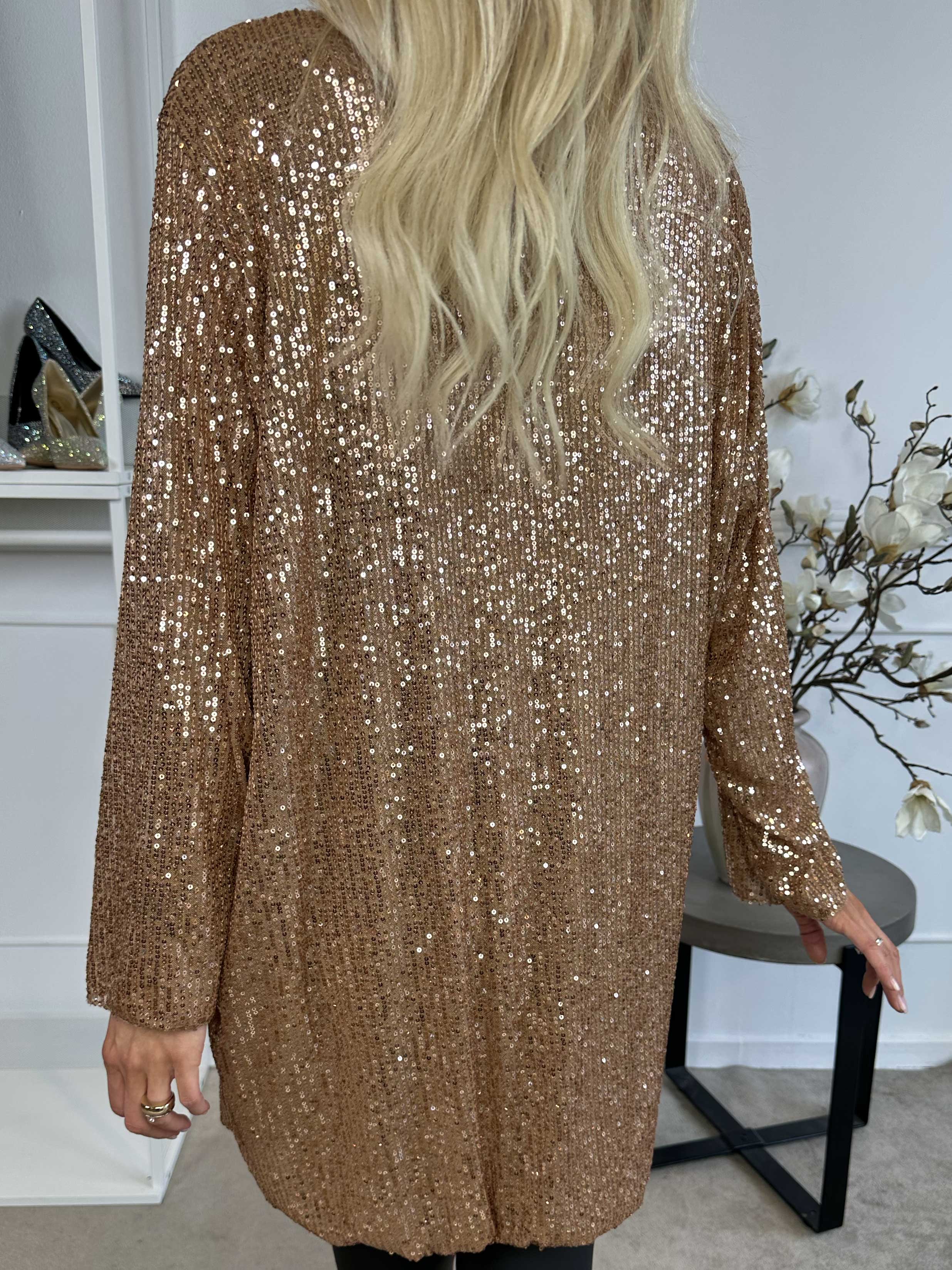 Rizza - Tunikaklänning med paljetter